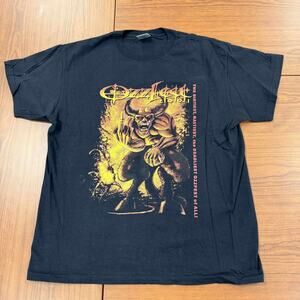Vintage OZZFEST OZZY OSBOURNE 2001 Sabbath Manson Slipknot T-Shirt Sz XL CLEAN